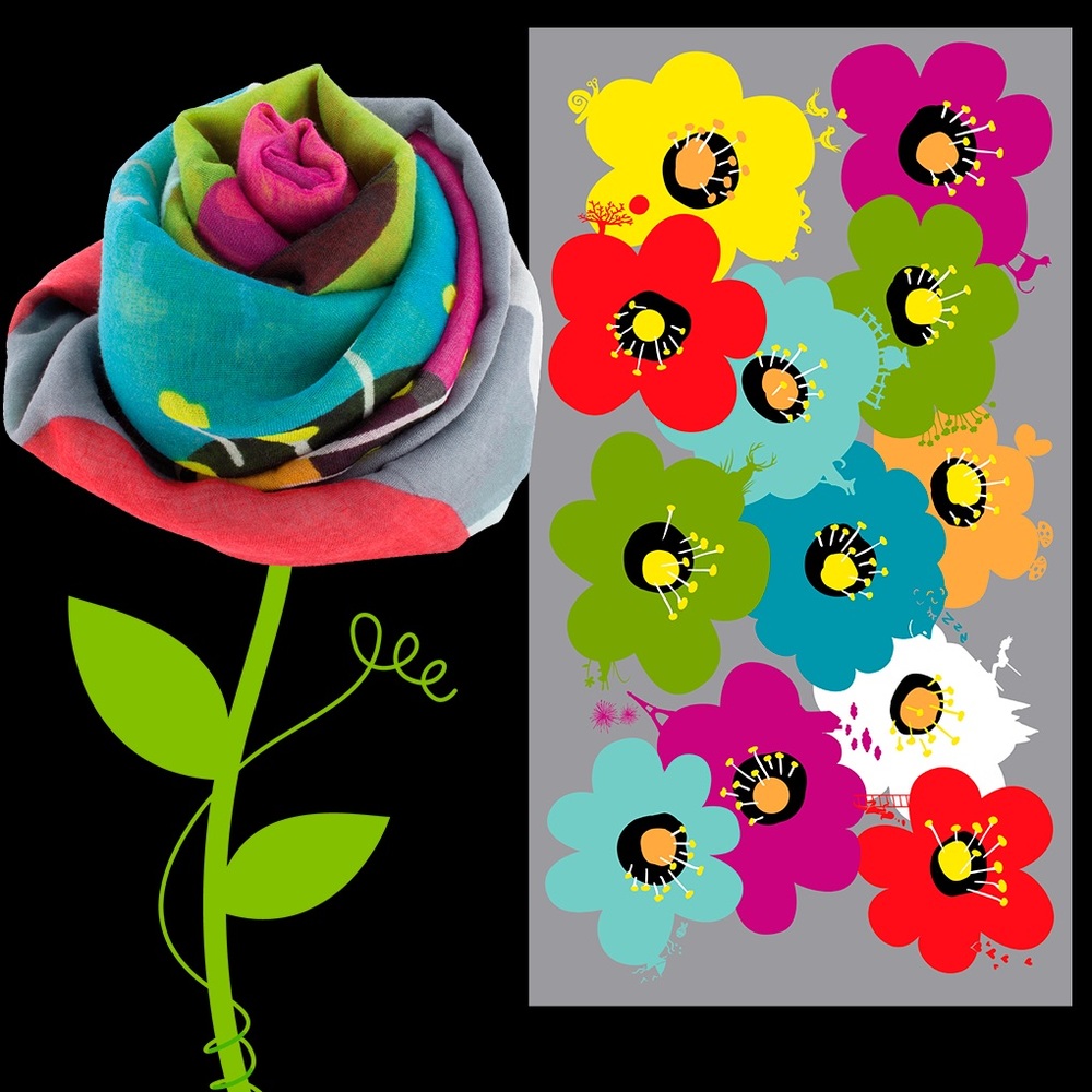 Pylones Scarf - Balade Paint